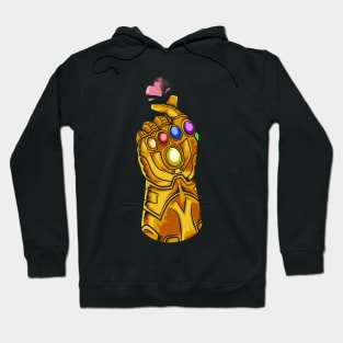 infinity gauntlet snap broken heart parody Hoodie